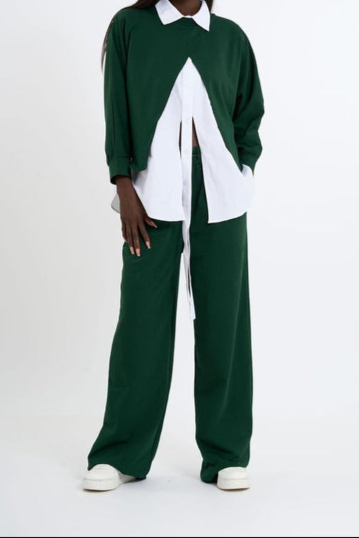 Ensemble Chic Minimaliste Noir et Blanc